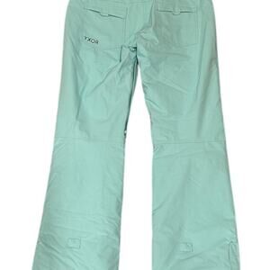 Roxy Mint Green Waterproof Ski Snowboard Pants Women - Large